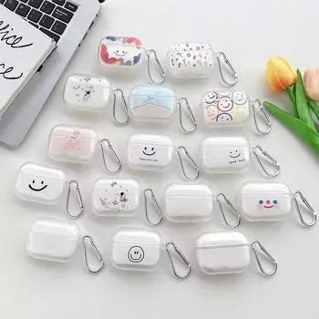 Милый беспроводной чехол для наушников Apple AirPods 3, прозрачный защитный чехол для AirPods 1 2 AirPods Pro 2, чехлы AirPods 3