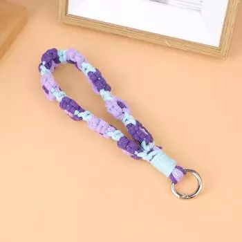 Милый браслет брелок цветок макраме брелок ремешок на запястье браслет брелок бохо цветочный ромашка телефон шнурок подарок