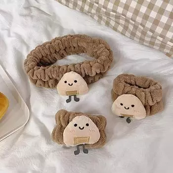 Милый браслет для мытья запястья Микрофибра Полотенце для мытья запястья Браслеты для мытья лица Впитывающие браслеты Браслет для запястья Предотвращает попадание жидкости