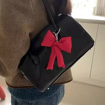 Милый брелок-бантик для женщин и девочек, милая крутая сумка, подвеска, украшение для телефона, цепочка, ювелирные изделия, аксессуары белый