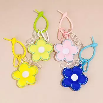 Милый брелок-цветок на шнурке для телефона, аксессуары, милый рюкзак, украшения, брелок-подвеска, ремешок для телефона зелёный