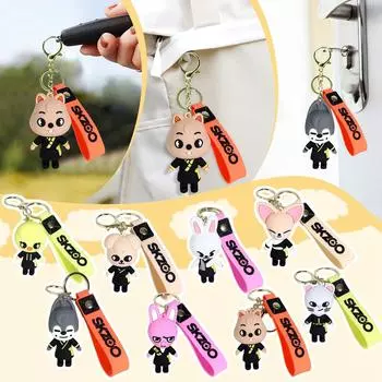 Милый брелок для ключей Boy Group Doll, милый и изысканный рюкзак, автомобильная подвеска One Size