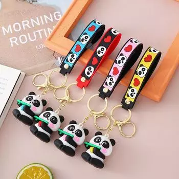 «Милый брелок для ключей в виде красной панды для автомобиля или сумки — идеальный небольшой подарок на Новый год или День святого Валентина»