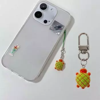 Милый брелок для телефона с черепахой, мультяшная черепаха, брелок для телефона, подвеска, чехол для наушников, подвески, подарок для пары