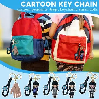 Милый брелок из эпоксидной смолы с персонажами, подвеска ручной работы, украшение для косплея One Size