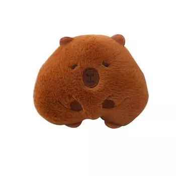 Милый брелок Капибара морская свинка плюшевая игрушка кулон рюкзак подвески автомобиль сумка декор рождественский подарок розовый