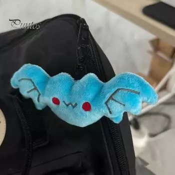 Милый брелок летучая мышь на Хэллоуин плюшевая летучая мышь брелок подвеска чучело животного украшение для рюкзака кошелька сумки красный