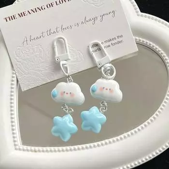 Милый брелок-подвеска «Безмолвное облако» — забавный и милый подарок для девочек