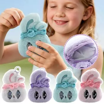 Милый брелок-подвеска, цветной брелок, сумка-подвеска, кошелек для монет One Size розовый