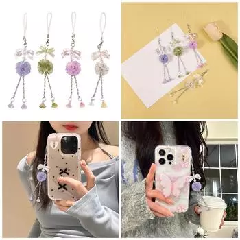 Милый брелок-подвеска в виде бабочки для женщин, сумка, кошелек, телефон, цепочка, креативный рюкзак, подвеска и чехол для наушников, аксессуар зелёный