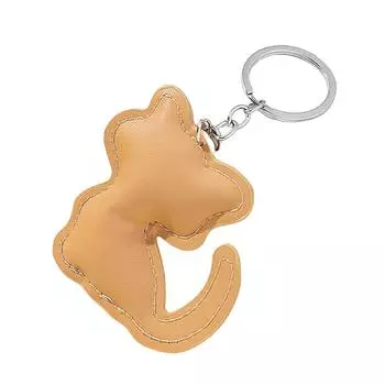 Милый брелок-подвеска в виде мультяшного кота, модный держатель для ключей, аксессуары для ключей от машины, идеальный подарок для женщин и девушек хаки