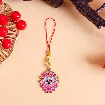 Милый брелок «Пять богов богатства» Китайский год Счастливый брелок Подвески Сумка Подвесные украшения Цепочки для телефонов Аксессуары Подарки