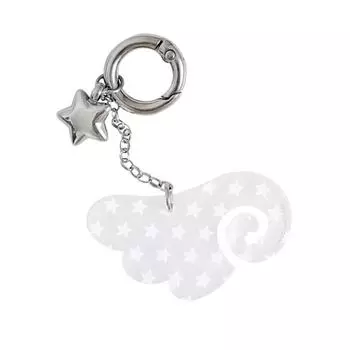 Милый брелок с крылом ангела, подвеска для сумки, ключей и украшения автомобиля, модный аксессуар 1