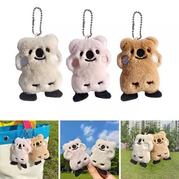 Милый брелок с плюшевой коалой в форме коалы для автомобиля, мотоцикла, рюкзака, подвески, украшения для подруги 1