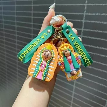 Милый брелок с русской куклой для ключей от автомобиля, брелки для женщин и мужчин, матрешка, брелок для ключей, сумка, подвеска, подарки