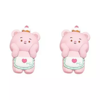 Милый брелок в виде медведя, мягкая игрушка-медведь для детей, подарки на день рождения (розовый)