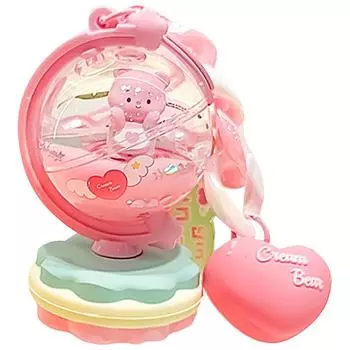 Милый брелок в виде медведя, очаровательная игрушка-медведь, акриловый брелок в виде сердца в виде медведя для мальчиков и девочек 1