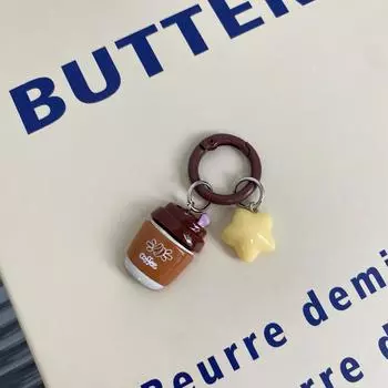 Милый брелок-звезда для кофейни, сладкая девочка, кулон в виде сердца, звезда, мультяшный кулон для сумки, аксессуары для девушки