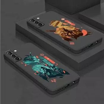 Милый чехол аниме Genshin Impact для Samsung Galaxy S20 S22 Ultra S21 FE S10 S9 Plus Note 20 10 Lite 9, мягкий чехол для телефона Samsung S22 Ultra 5G
