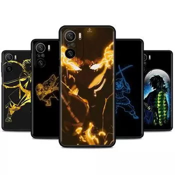 Милый чехол Demon Slayer аниме для Xiaomi Redmi Note 11 10 9S 9 K40 Pro 7 8 9A 9C 8T 9T 10C 10Pro, силиконовый чехол для телефона Redmi Note 10 Pro