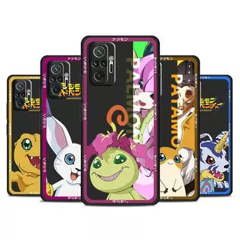 Милый чехол Digimon для Xiaomi Redmi Note 11 9S 10 9 8 7 9A 9C 9i K40 8T 10C 9T K50, силиконовый чехол для телефона Redmi Note 11 Pro
