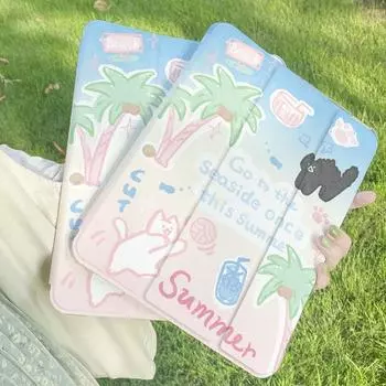 Милый чехол для Apple iPad Pro 11 12,9 2020 года с мультяшной собакой Air 4 5 2022 10,2 9th 8th 7th Air 2 1 Mini 6 5 магнитный смарт с силиконовым чехлом для карандашей iPad 2021 Gen910.2