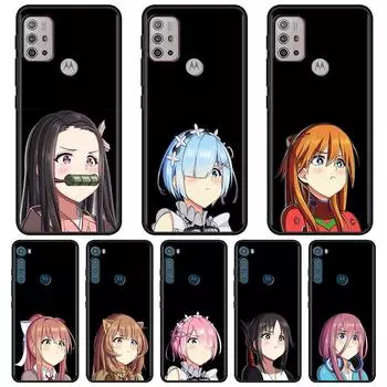 Милый чехол для девочек с героями мультфильмов для MOTO One Fusion Plus G60 G50 G40 G30 G20 G10 G9 G8 Power Lite E6s Edge 20 Pro G Stylus Moto G Stylus 5G