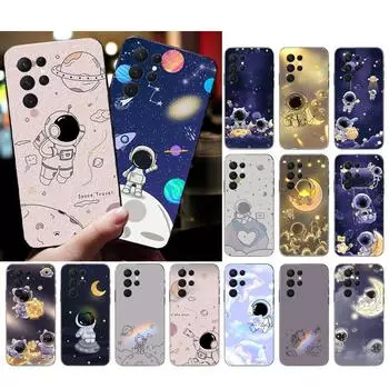 Милый чехол для телефона Astronauts для Samsung S24 S23 S22 S21 S20 Ultra S20 S22 S21 S23 S20 FE S24 Plus S22Ultra 5G