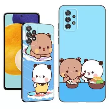Милый чехол для телефона BuBu DuDu для Samsung A13 A22 A24 A32 4G A23 A25 A34 A35 A52S A53 A54 A55 A73 5G A12 A14 A15 A31 A33 A50 A51 A72 Samsung A14