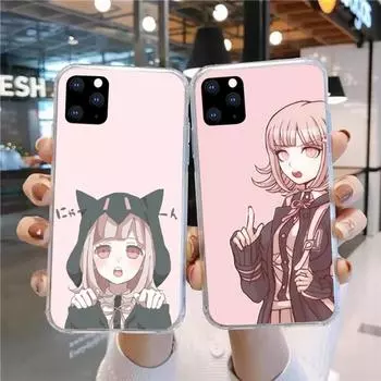 Милый чехол для телефона Chiaki Nanami для Huawei P50 P40 P30 Pro Mate 40 30 Pro Nova 8 8i Y7P Honor, прозрачный чехол для телефона Huawei P50 Pro