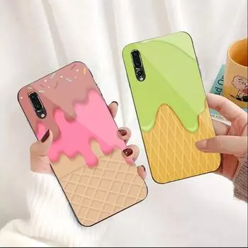 Милый чехол для телефона Chocolate Jam для Huawei P50 P40 P30 P20 Pro Mate 40 30 20 Pro Nova 9 8 7, защитное стекло для телефона из ПК Huawei P50 Pro