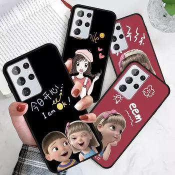 Милый чехол для телефона для непослушной маленькой девочки и мальчика Redmi 10