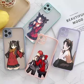 Милый чехол для телефона Fate Rin Tohsaka для iPhone 14 13 12 11 Mini Pro Max XS X Max XR 8 7 Plus SE 2022, цветной чехол для телефона iPhone 14