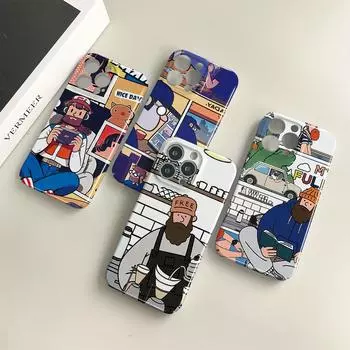 Милый чехол для телефона Feilin для Samsung Galaxy S20 FE 5G A52 iPhone 11 Xiaomi Redmi VIVO OPPO Realme Huawei Infinix Ultra Slim Hard Cover Samsung A02