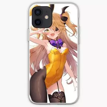 Милый чехол для телефона Fischl Genshin для iPhone 14 13 12 11 XS X 8 7 6 Plus Mini Pro Max SE 2022 мягкий прозрачный чехол для телефона iPhone 14