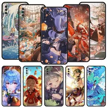 Милый чехол для телефона Genshin Impact Yae Miko для Samsung Galaxy A52s 5G A12 A70 A50 A40 A20s A30 A10s A20e A22 A72 A32 4G A02s Samsung A02
