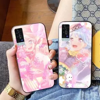 Милый чехол для телефона Girl BanG Dream для VIVO Y95 Y93 Y31 Y20 V19 V17 V15 Pro X60 NEX, мягкий черный чехол для телефона VIVO Y95