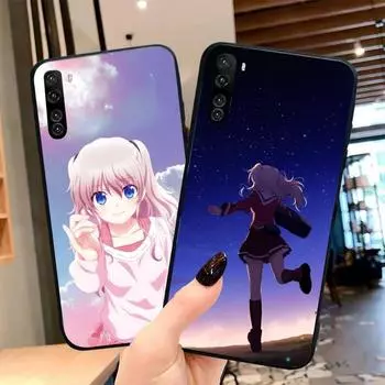 Милый чехол для телефона Girl Charlotte для OPPO Find X5 X3 X2 A93 Reno 8 7 Pro A74 A72 A53, мягкий черный чехол для телефона OPPO Find X5