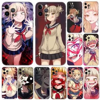 Милый чехол для телефона Himiko Toga Anime для iPhone 5 5s 2020se 6 6s 7 8 plus x 10 XR XS 11 12 13 mini pro MAX черная задняя крышка из ТПУ iphone 5 5S SE 2016