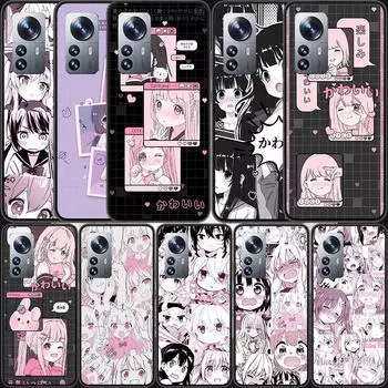Милый чехол для телефона Kawaii Japan Girls Harajuku для Xiaomi Poco X6 X5 X4 X3 GT NFC M4 M5 Pro 5G M3 Mi Note 10 Lite F5 F4 F3 F2 F1 Ca Xiaomi Note 10 Lite