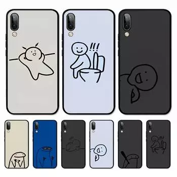 Милый чехол для телефона Matchman с мультяшным принтом для Vivo Y91C Y11 17 19 17 67 81 Oppo A9 2020 Realme c3 vivo iqooneo