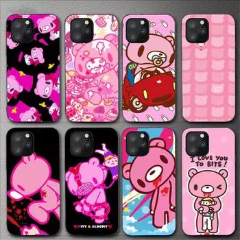 Милый чехол для телефона «Мрачный медведь» для Iphone 11 12 Mini 13 14 Pro Xs Max X 8 7 6s Plus 5 Se Xr Shell iPhoneXS