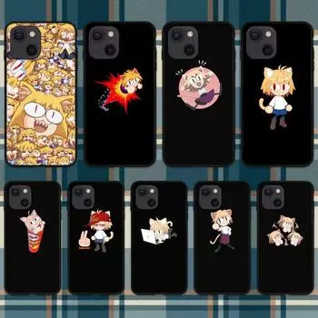 Милый чехол для телефона Neco Arc для iPhone 11 12 Mini 13 14 Pro XS Max X 8 7 6s Plus 5 SE XR Shell iPhone12