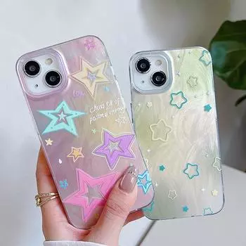 Милый чехол для телефона Redmi Note 13 Pro Redmi 13C Samsung S23 FE S24 Ultra A35 A54 A53 A34 S23 Realme C63 C67 IPhone 15 11 Reno 11 8T Tecno Vivo Cover iPhone 7 Plus-8 Plus