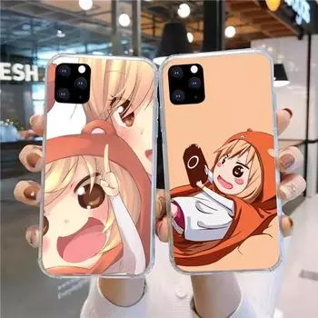 Милый чехол для телефона с аниме «Умару Чан» для Huawei P50 P40 P30 Pro Mate 40 30 Pro Nova 8 8i Y7P Honor, прозрачный чехол для телефона Huawei P50 Pro