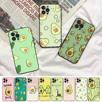 Милый чехол для телефона с авокадо для Iphone 8 7 6 6s Plus X Se 2020 Xr Xs 14 11 12 13 Mini Pro Max мобильный чехол For 6plus or 6s plus