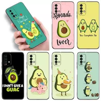 Милый чехол для телефона с авокадо для Xiaomi Redmi Note 5 6 9T K20 K40 K50 Pro 7A 8A 9A 9C 9i 10A 10C A1 S2 Мягкий черный чехол из ТПУ Redmi Note 5(Pro)