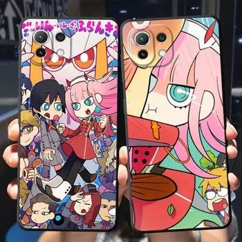 Милый чехол для телефона с изображением аниме Zero Two для Samsung Galaxy S21 S22 Note 20 Ultra 10 Plus 8 9 S23 5g S20, матовый черный мягкий чехол Samsung Note 20