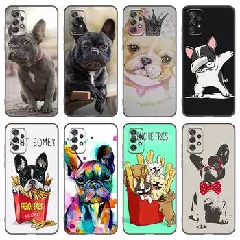 Милый чехол для телефона с изображением бульдога для iPhone Samsung Galaxy Redmi Xiaomi Oppo OnePlus Note SA 7 8 9 10 11 12 13 14 20 21 22 23 53 54 Pro Max Plus Ultra iPhone 6 or 6S