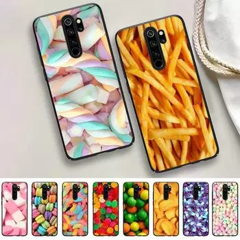 Милый чехол для телефона с изображением еды, картофеля фри и сладостей для Samsung A51 A30s A52 A71 A12 для Huawei Honor 10i для OPPO vivo Y11 Samsung A51